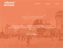 Tablet Screenshot of miromaventures.com